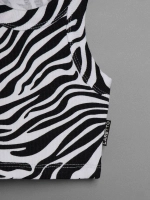 Летний кроп топ трикотажный детский