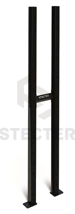 Стеллажная стойка - двойная с перемычкой (к-кт) Н=1920 мм