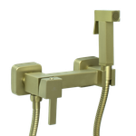 12201-S Set Смеситель для гиг. душа КВАДРАТ (МАТ. ЗОЛОТО)  GANZER  (10/1шт)