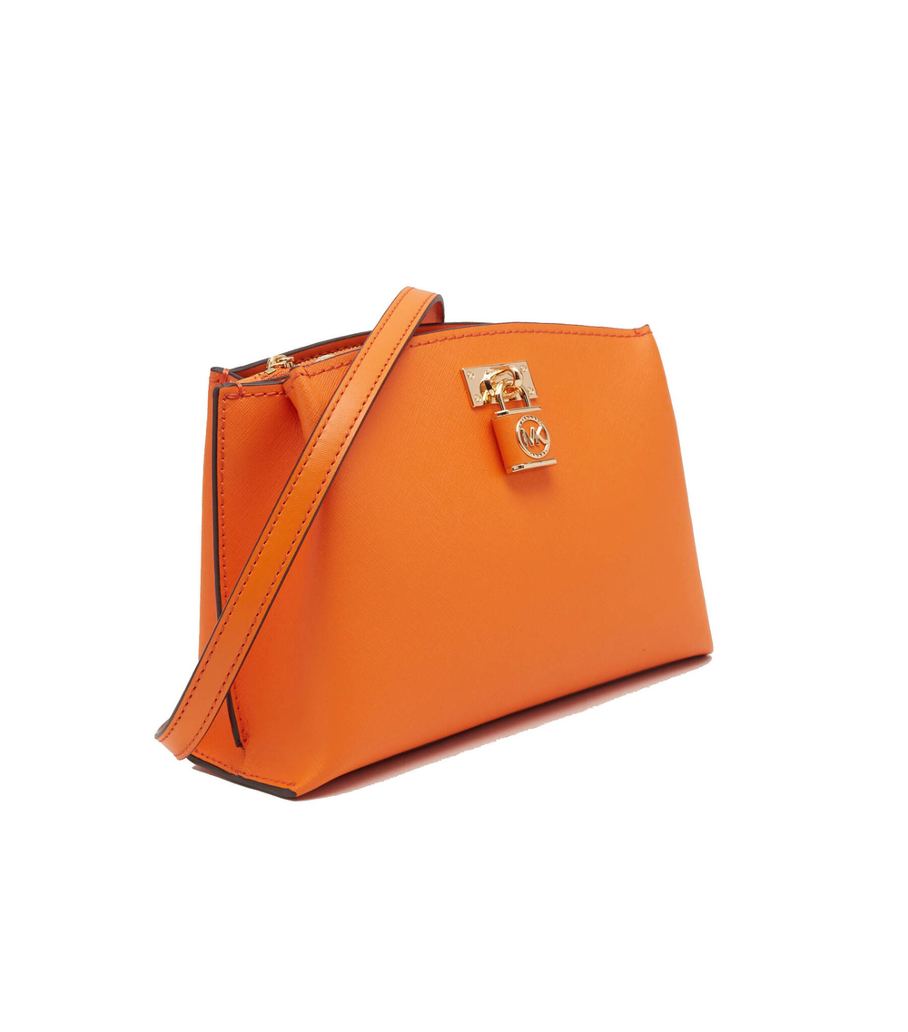 кожаная сумка-мессенджер Michael Kors - оранжевый(30S3GR0M2L)