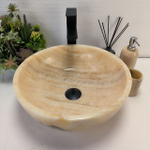 Раковина из оникса Bowl Yellow TinLip BO-62930 40*40*15 140