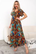 Платье Рада (коричневый) Р11-1166/7 Nikol