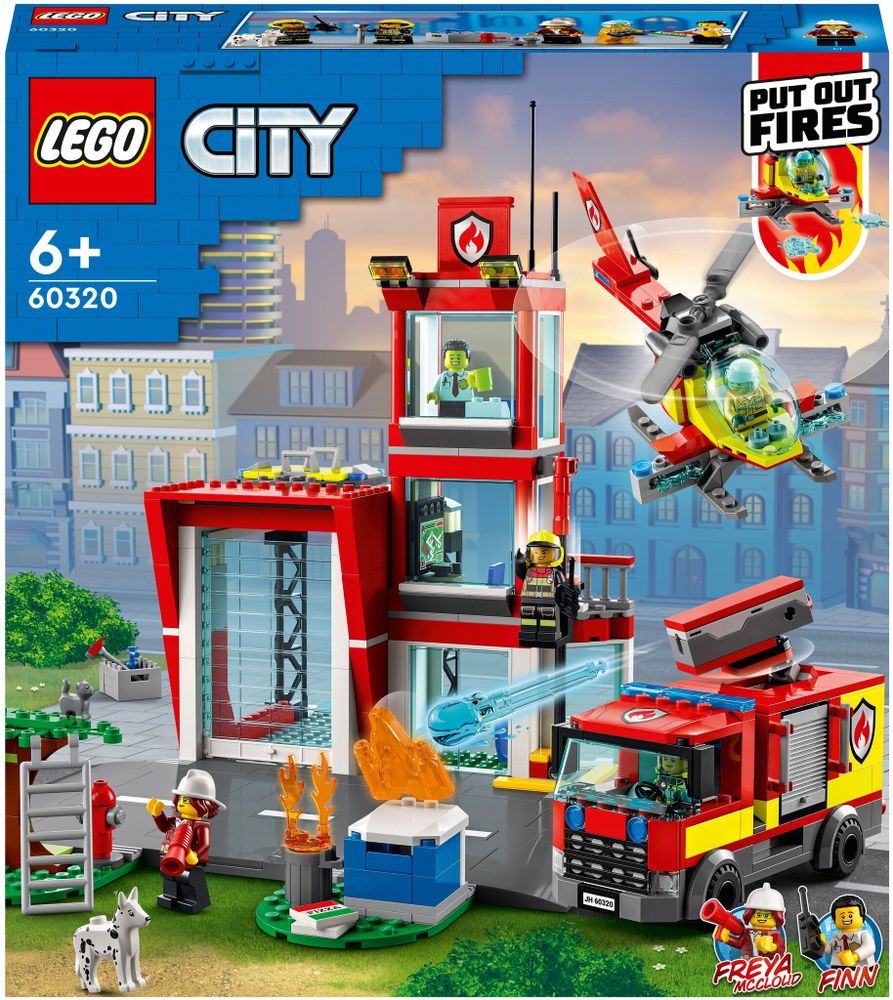 Конструктор LEGO City Fire 60320 Пожарная часть