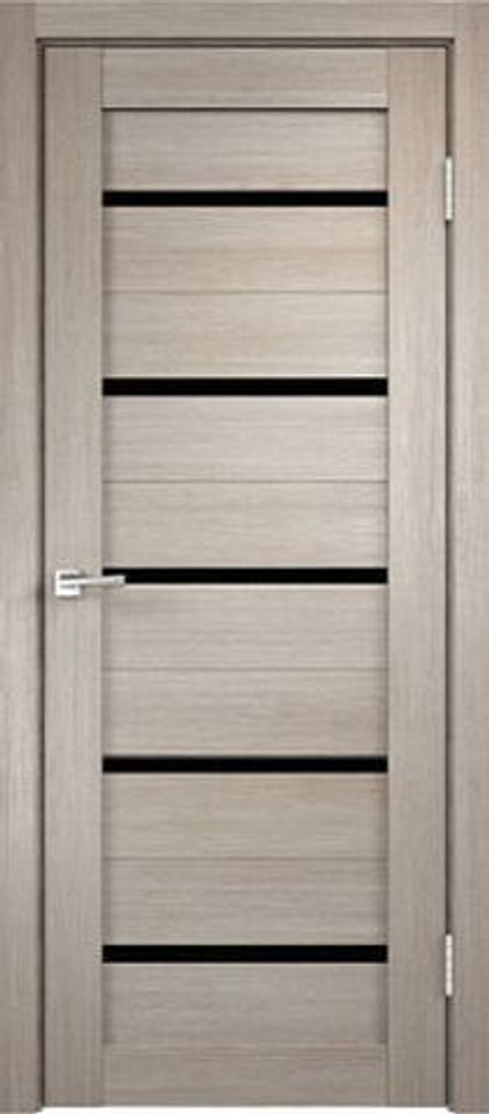 Межкомнатная дверь Velldoris Duplex PO Лакобель Черное Капучино