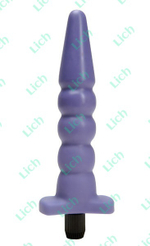 Сиреневый многоскоростной вибратор - елочка