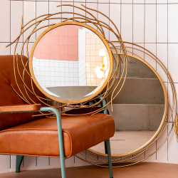 Настенное зеркало Гелиос Голд Объект мечты