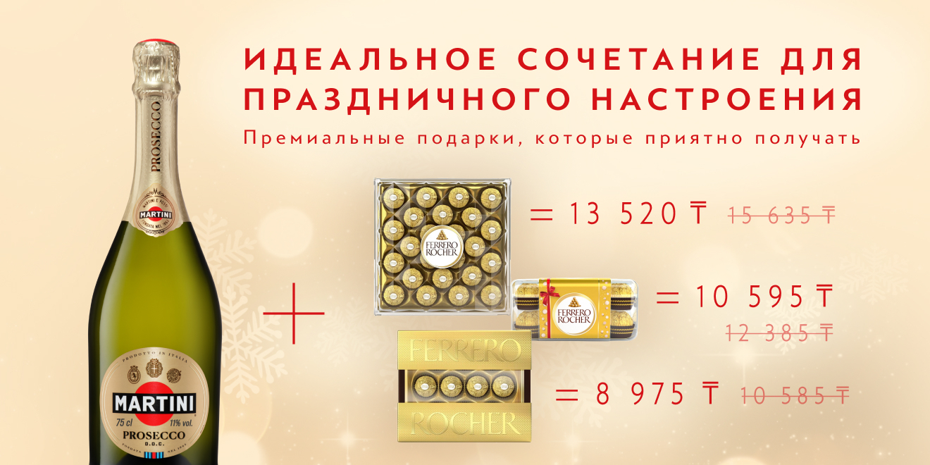 Идеальное сочетание для  праздничного настроения