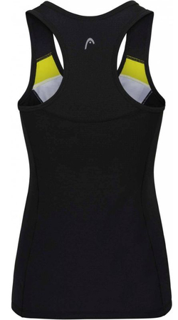 Женский топ теннисный Head Ava Tank Top W - sky blue/black