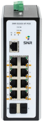 Коммутатор управляемый SNR SNR-S225Gi-8T-POE