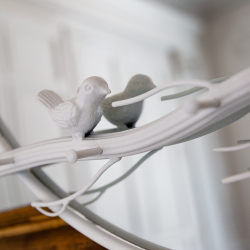 Зеркало настенное Объект мечты Багатель Уайт