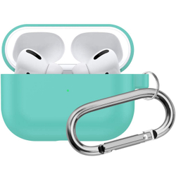 Чехол КАРТОФАН для Apple AirPods Pro (арт. AIRPRO-SLIM-SILICON-01-MINTGREEN)