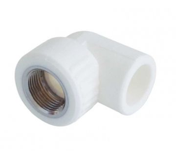 Угольник комбинированный Kalde 20х1/2" ВР с внутренней резьбой полипропиленовый 3222-efo-200b00