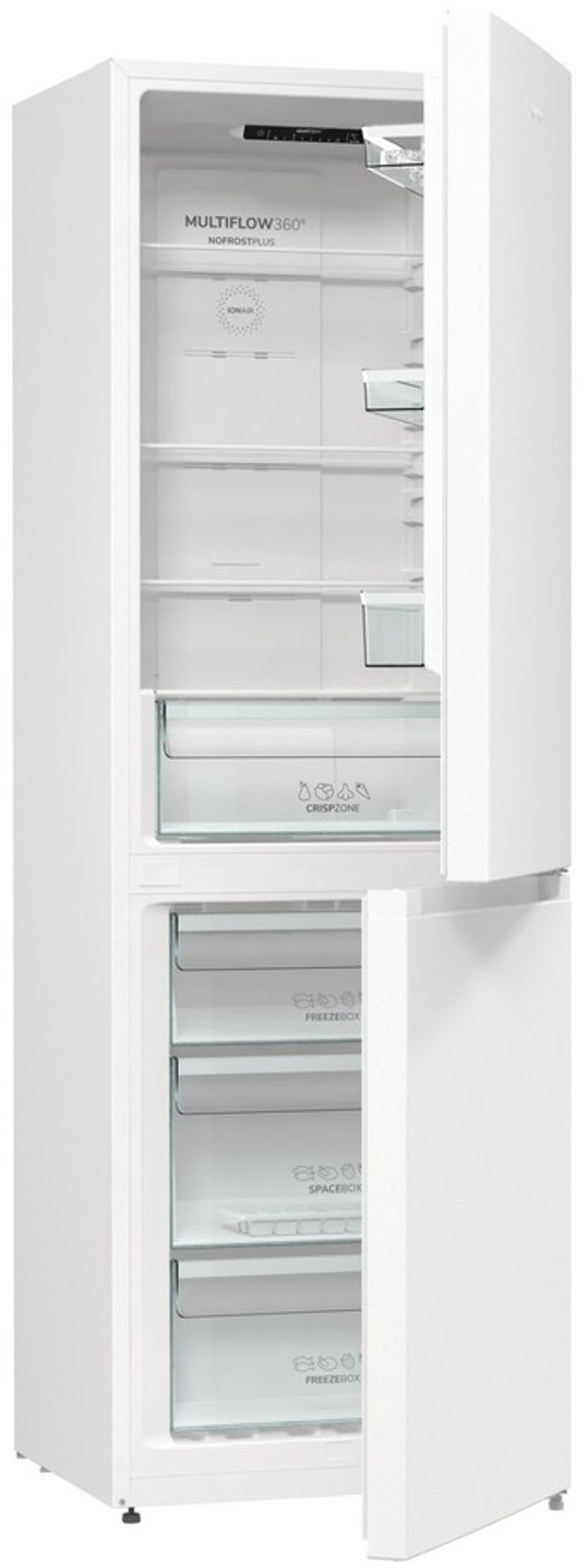 Отдельностоящий двухкамерный холодильник Gorenje NRK6191EW4