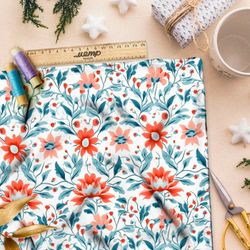 Ткань Барби череда цветов