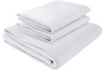 Комплект полотенец вафельных Home One 45х70 (2шт), 80х150 (1шт), отбеленный