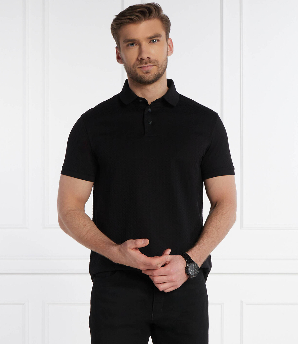 Поло Emporio Armani - черный(3D1FM2 1JGYZ)