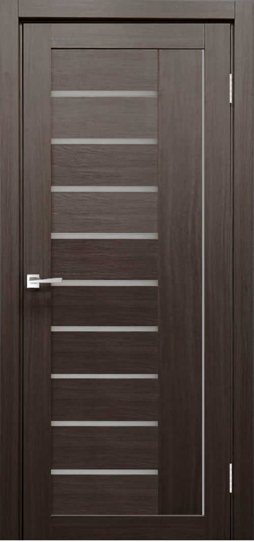 Межкомнатная дверь Y-5 / Цвет тон Грей / Остекление "Сатинат белое" / Двери Верда