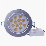 Алюминиевый круглый встраиваемый светодиодный светильник 36 W белый свет