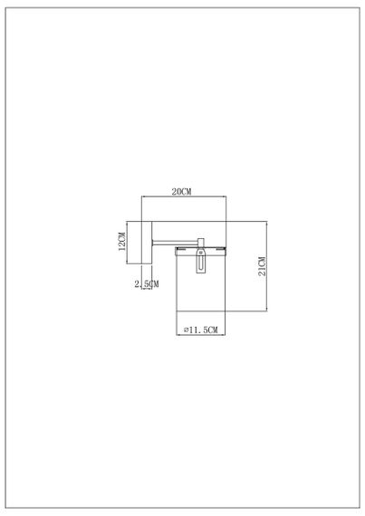 Бра Arte Lamp Modello A4099AP-1BK