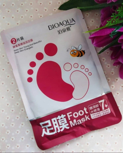 Медовая маска-носочки для ног