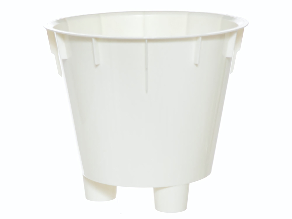 Горшок цветочный Velvet D200мм 4л (светло-бежевый)