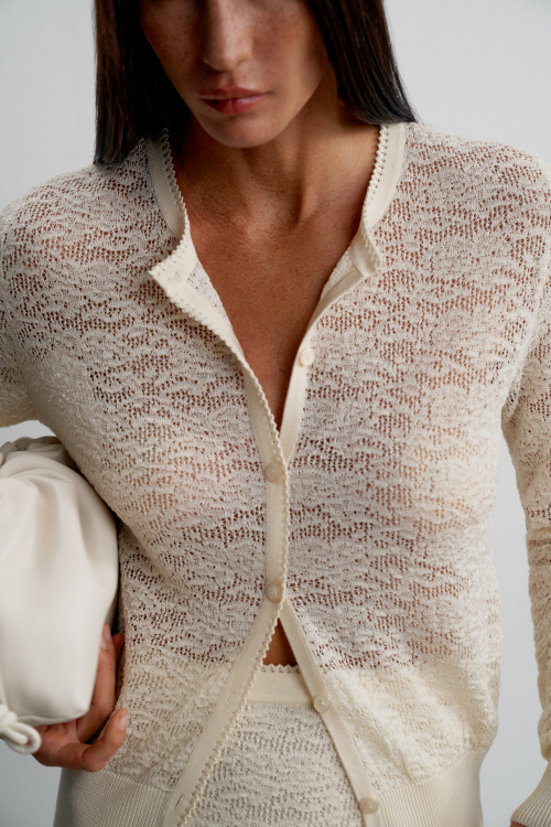 Кардиган MIA, молочный