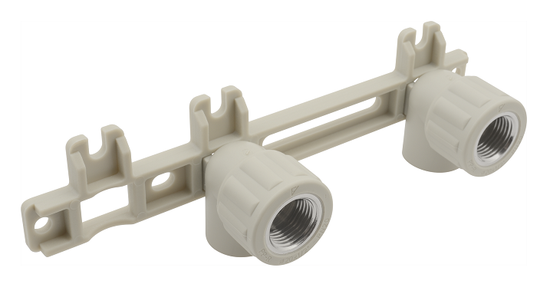 Водорозетка двойная FV Plast 20x1/2" ВР полипропиленовая (AA255020012)