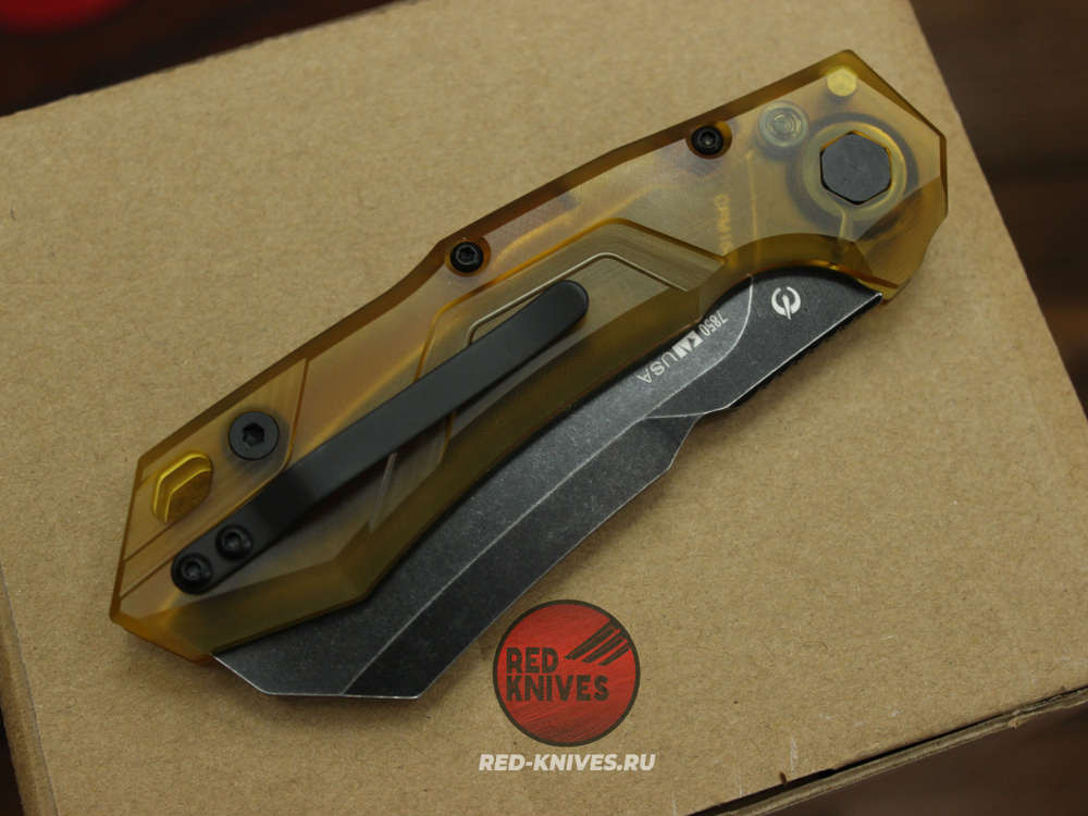 Нож Kershaw Launch 14 - Ultem, клинок блэквош RK-496