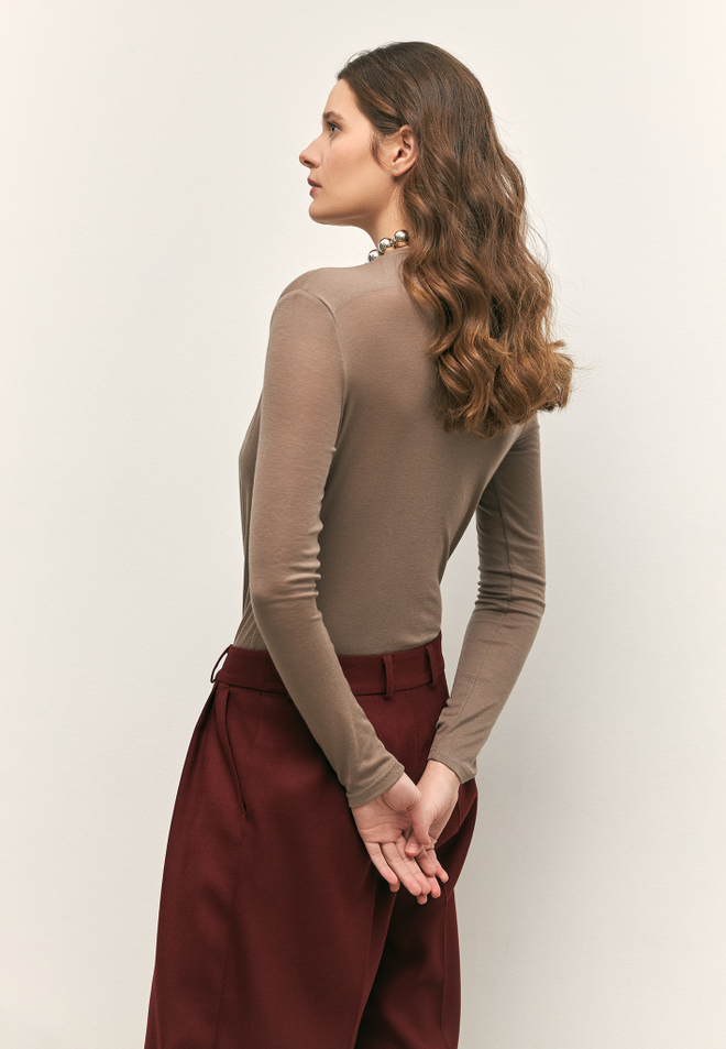 Боди с драпировкой