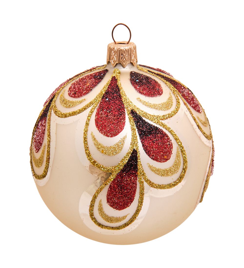 Элита НФШ-1322/2 Ел. украшение Шар «Перо павлина» 85 мм