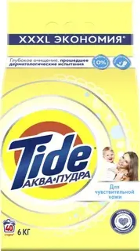 Стиральный порошок для детского белья TIDE. 6 кг