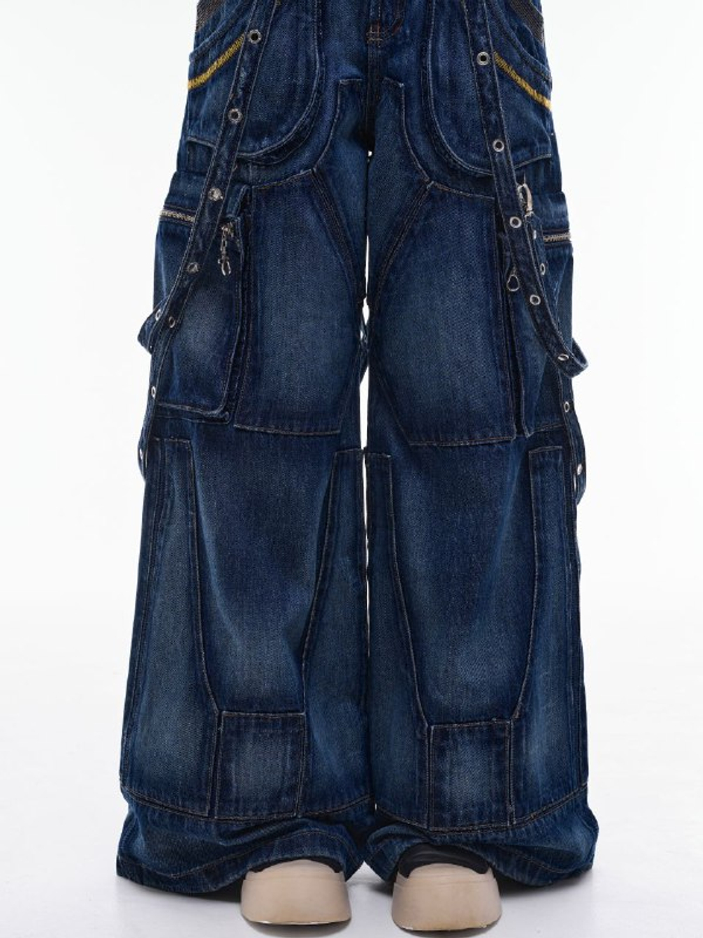 Брюки багги y2k широкие