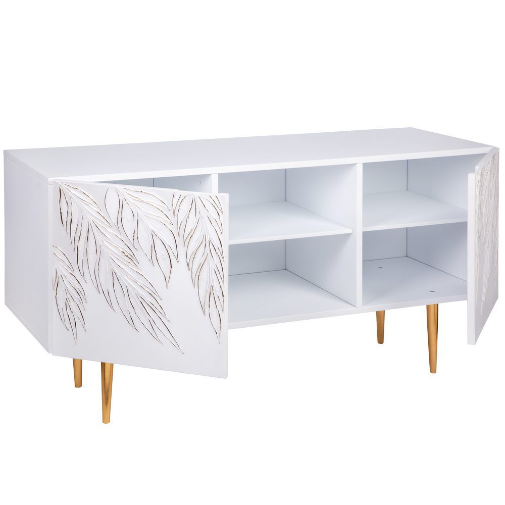 Тумба под ТВ Тропик 117см Стайл Айс Голд