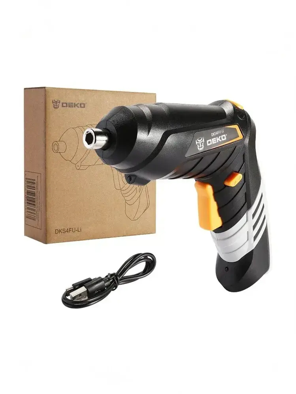 Аккумуляторная отвертка DEKO DKS4FU-Li-ion, 4В, 1300мАч