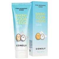 Скраб для лица с содой и яичным белком Consly Baking Soda&Egg Pore Minimising Scrub 120мл