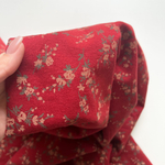 Фланель Розы на красном