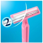 Станок для бритья одноразовый женский "Gillette BLUE-2" (10шт)