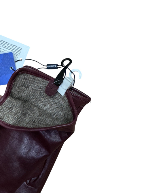 Перчатки.Женские.Кожаные.Люкс качества. Подклад: трикотаж-шерсть.5 шт в упаковке.