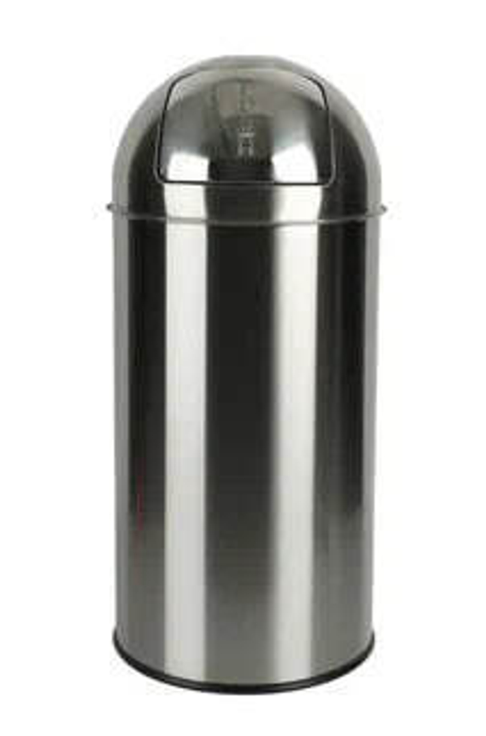 Ведро для мусора c крышкой push-open 35 л. нерж. сталь NOFER 14116.2.B глянцевый
