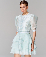 Юбка из батиста длины мини