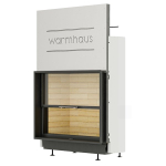 Каминная топка прямая WARMHAUS FLAT 100/80h