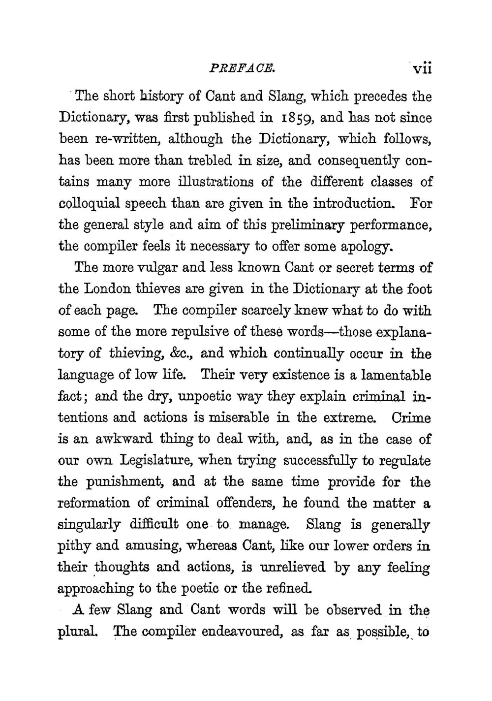 The Slang Dictionary. Or, the Vulgar Words, Street Phrases, and "Fast" Expressions of High and Low Society : Many with Their Etymology and a Few with Their History Traced | John Camden Hotten