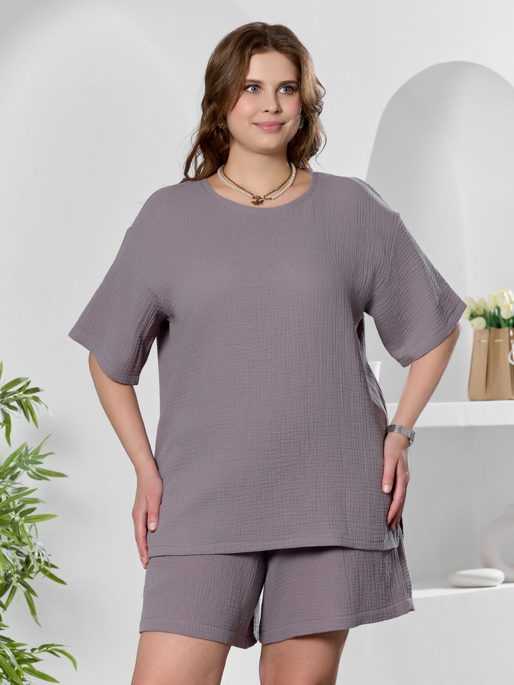 Шорты Вуаль-3 Виотекс СЕРЫЙ