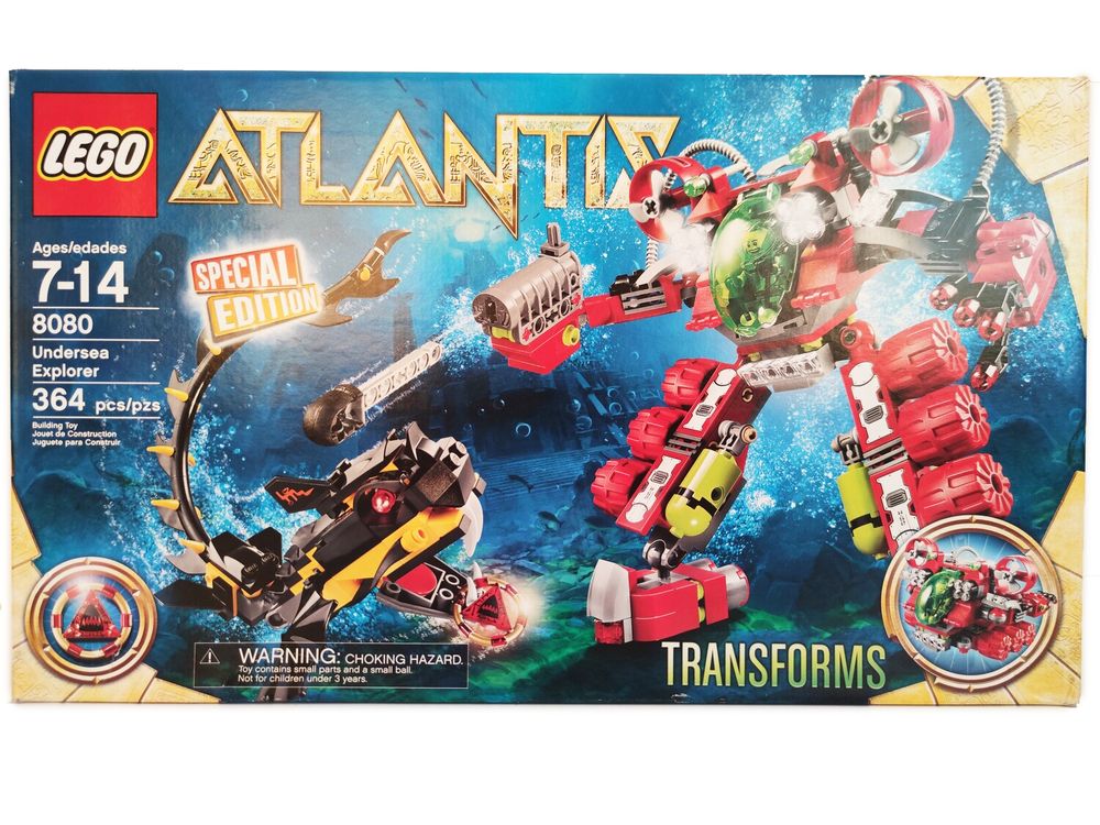 Lego 8080 Atlantis Undersea Explorer