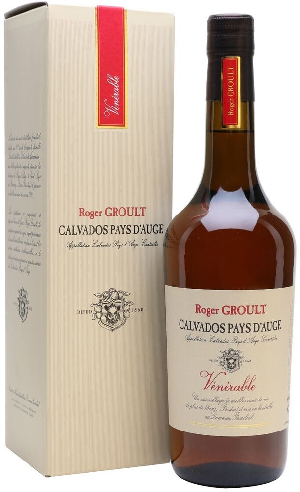 Кальвадос Roger Groult Calvados Venerable gift box, 0.7 л.