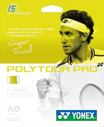 Теннисные струны Yonex Poly Tour Pro Limited Edition (12 м) - желтые