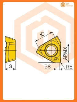 Пластина 3PHT100408R-AL M03-Z STI 1 штука СпецТехИнструмент