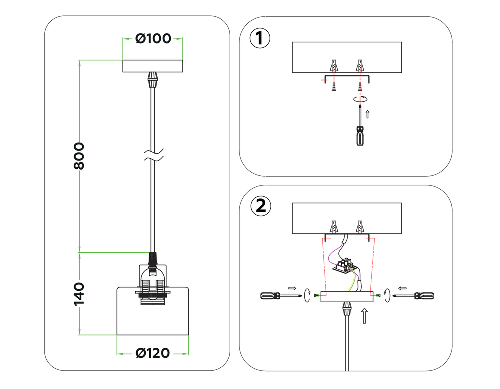 Ambrella Подвесной светильник в стиле лофт Loft TR8113