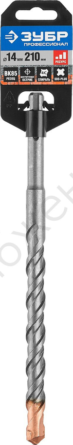 ЗУБР Бур SDS-plus 14 x 210 мм, Профессионал