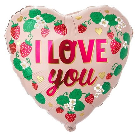 Сердце "Клубника I Love you"